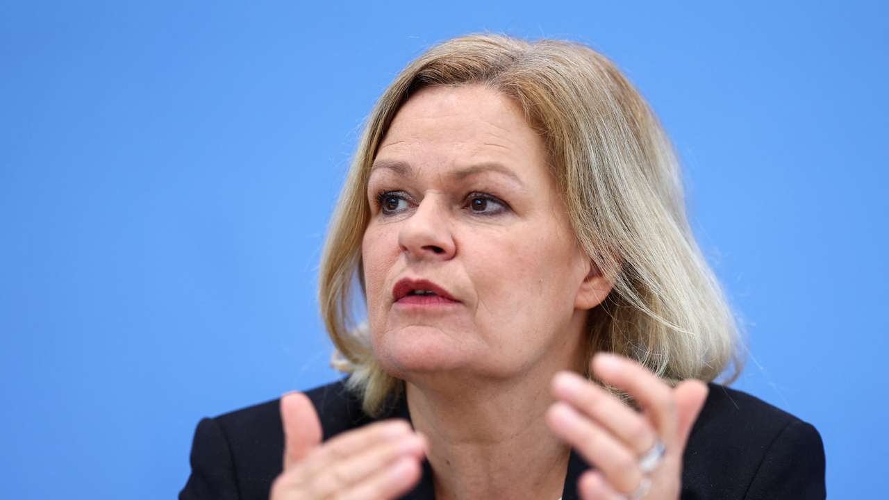 Press conference on crime in the country for 2023 in Berlin