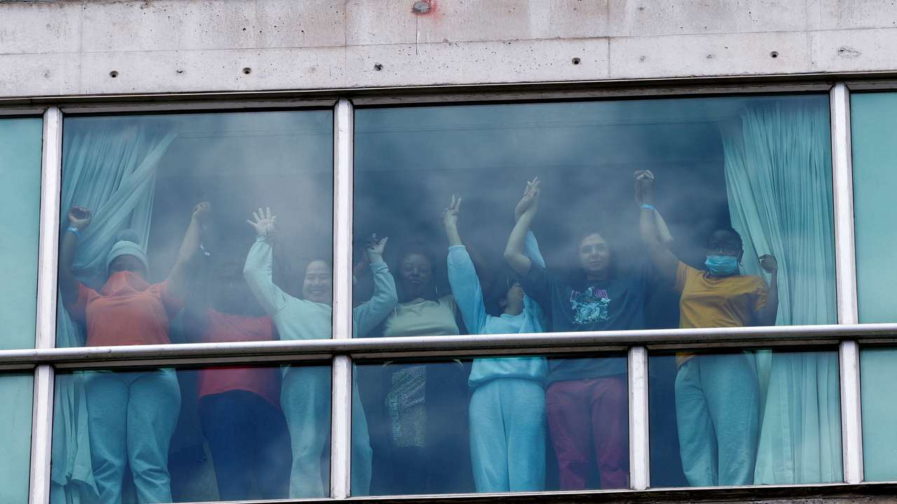 People deported from the U.S. are being housed at a hotel in Panama City