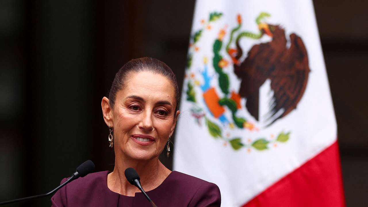 Mexico's President-elect Sheinbaum speaks at inauguration of Museo Vivo in Mexico City