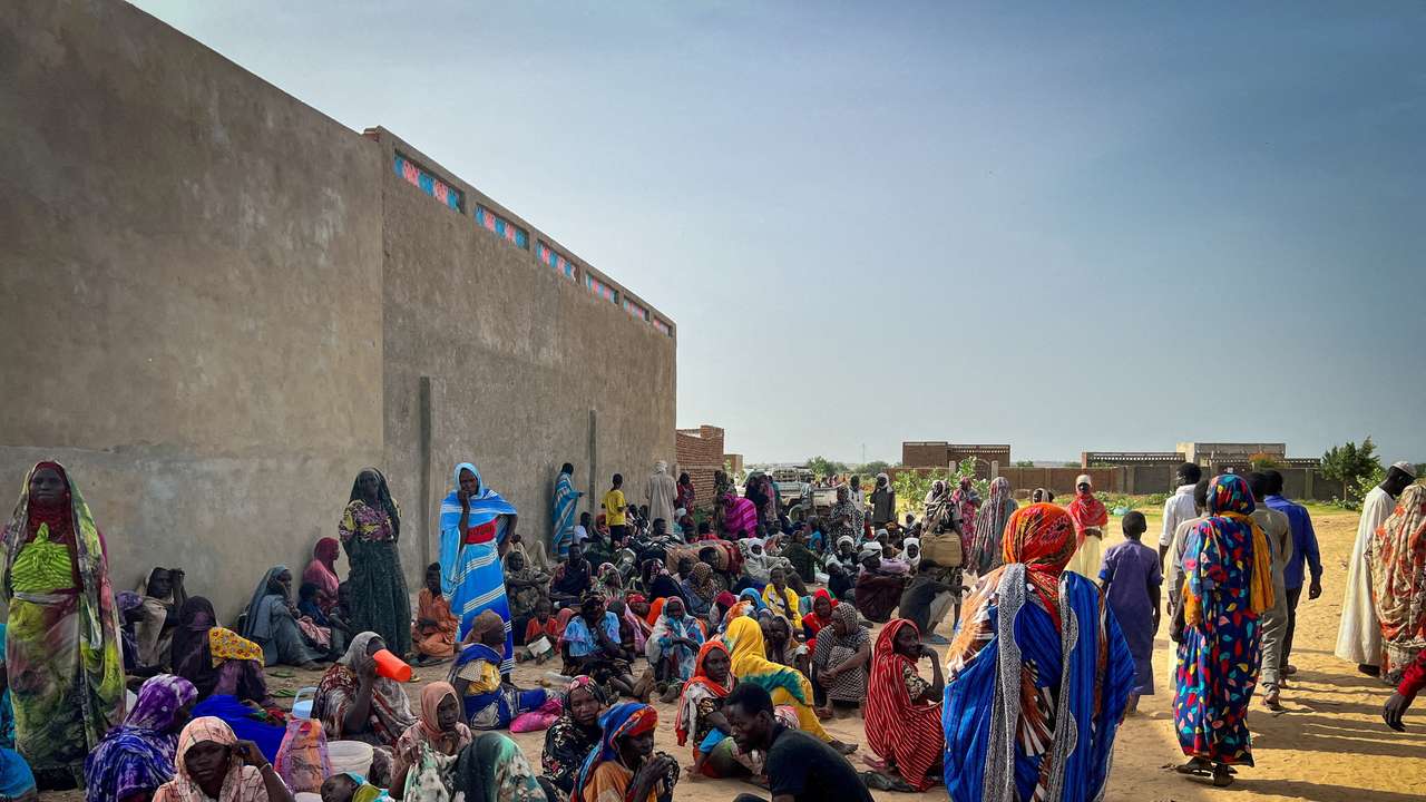 FILE PHOTO: Influx of Sudanese refugees arrives in Adre hospital