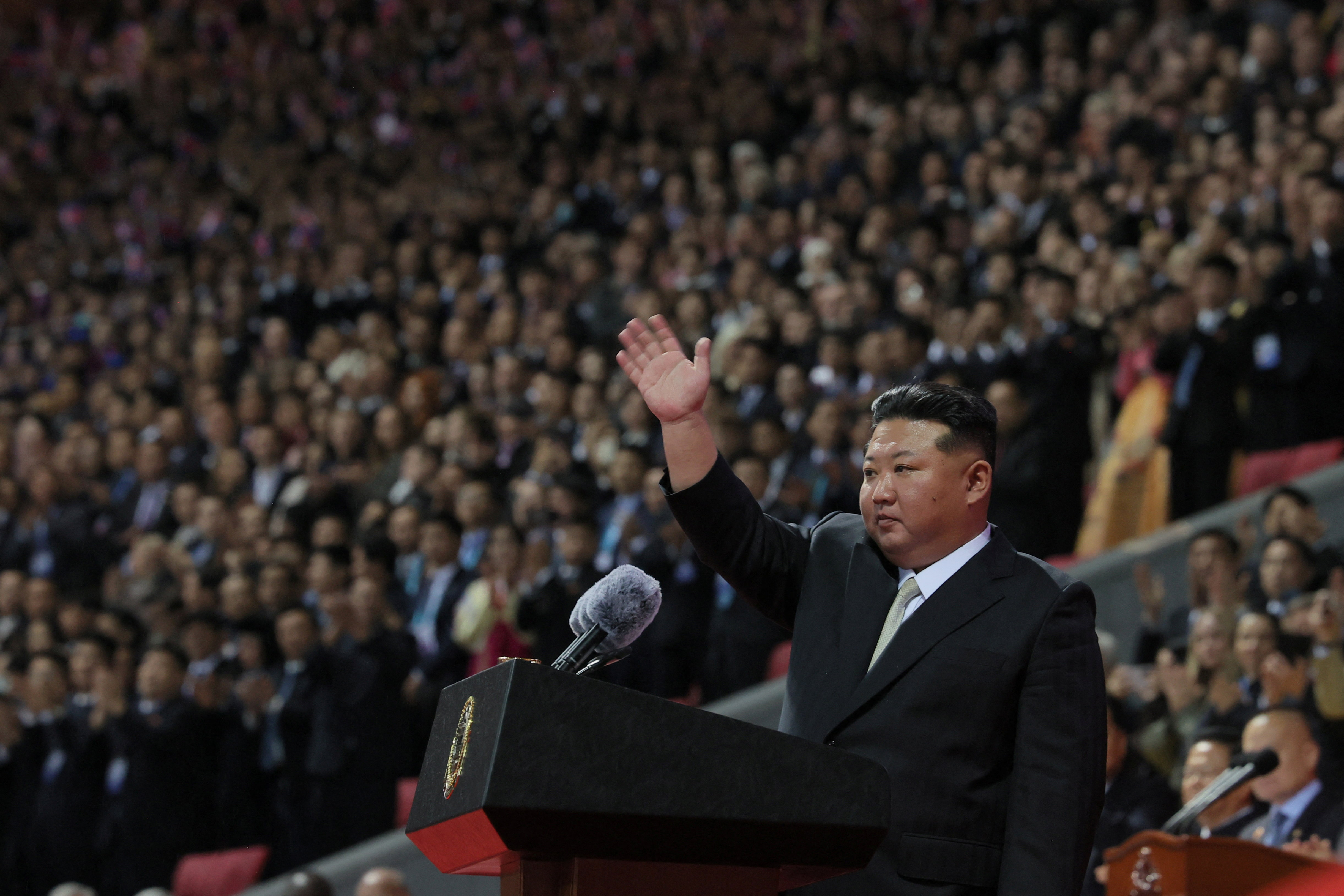 The 80th anniversary of the founding of the ruling Workers' Party of Korea (WPK), in Pyongyang