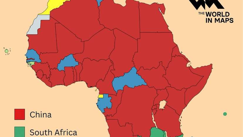 China dominates as the top import partner for most African nations, highlighting its strong trad