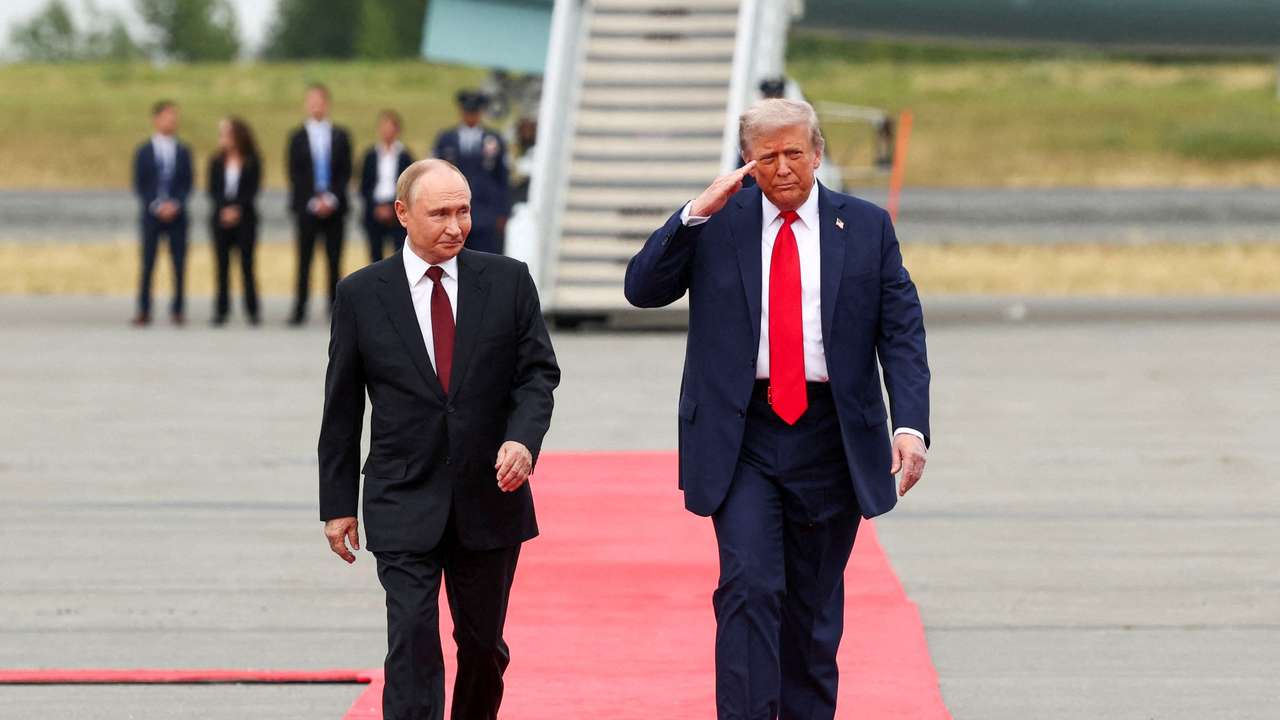 U.S. President Trump meets with Russian President Putin in Alaska