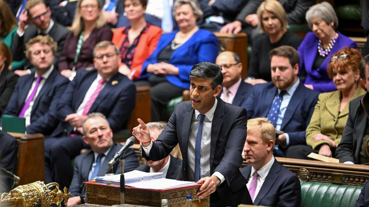 PMQs at the House of Commons in London
