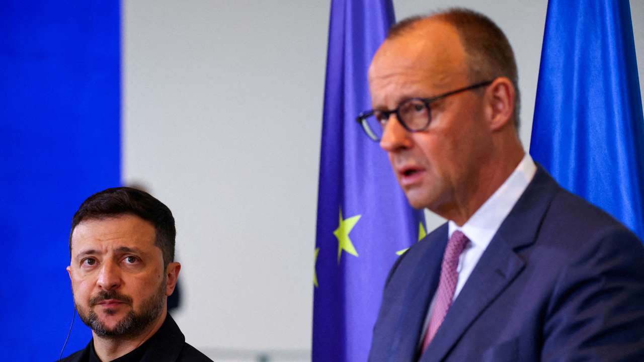 FILE PHOTO: Ukraine's President Zelenskiy visits Germany