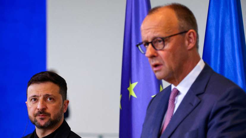 FILE PHOTO: Ukraine's President Zelenskiy visits Germany