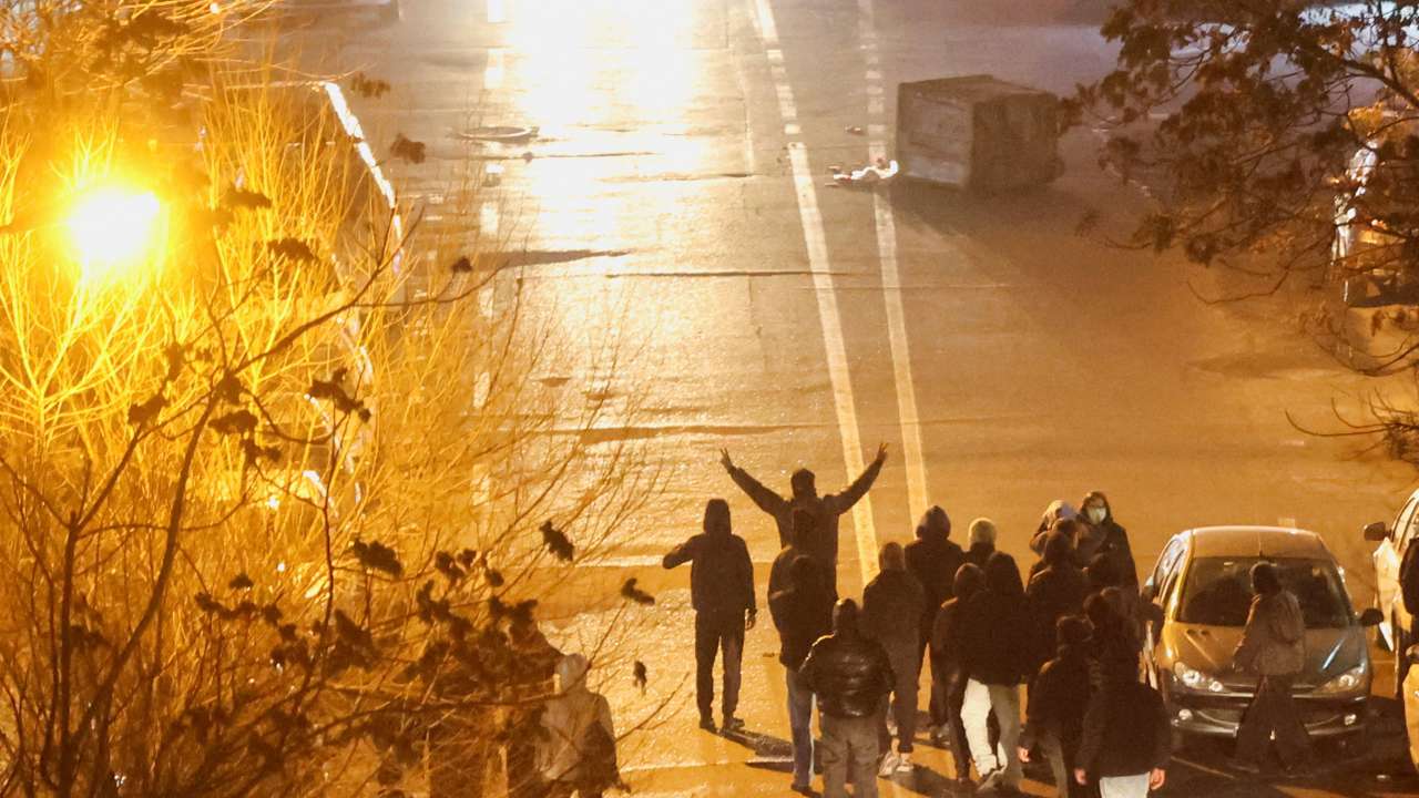 Protest over the collapse of the currency's value, in Tehran