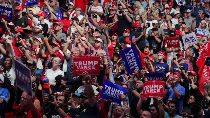 Republican presidential nominee and former U.S. President Trump holds rally in Glendale, Arizona