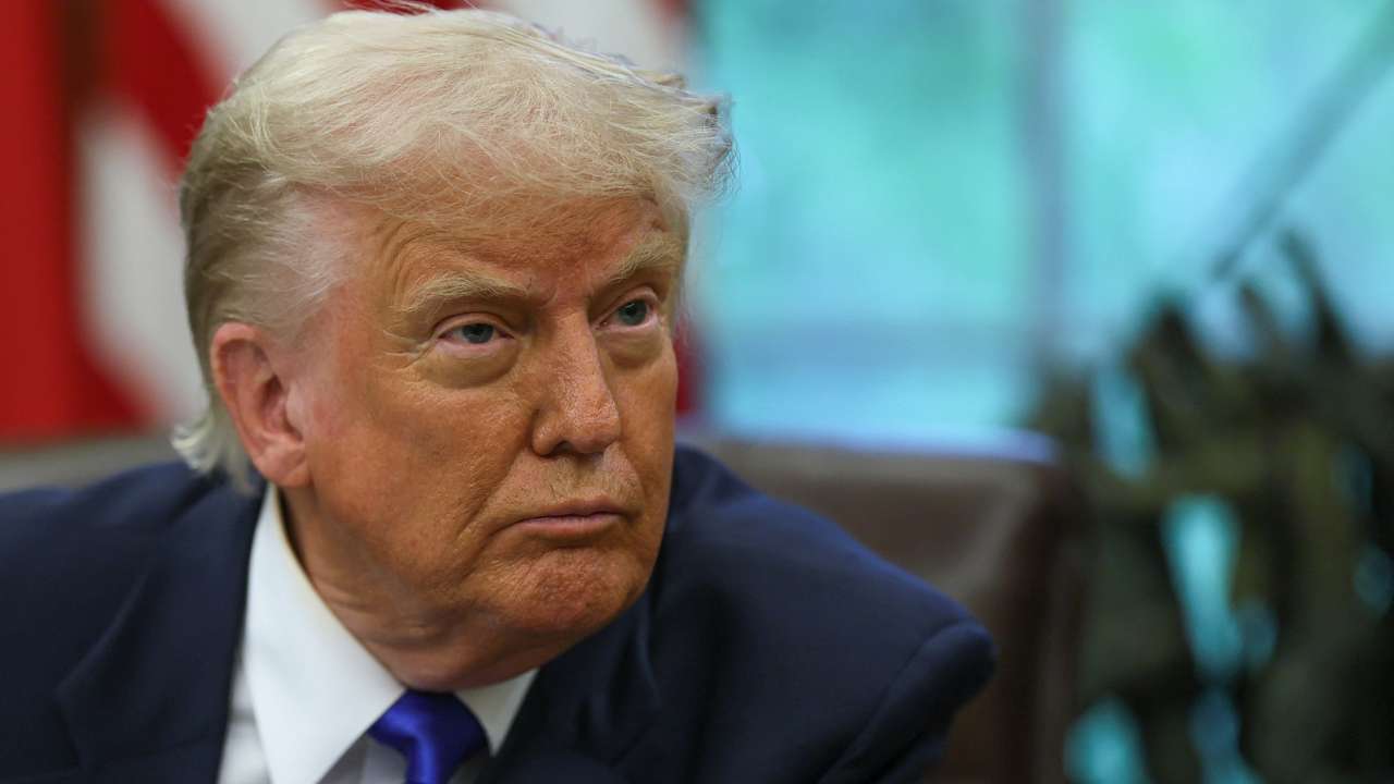 U.S. President Trump signs executive orders and proclamations in the Oval Office at the White House