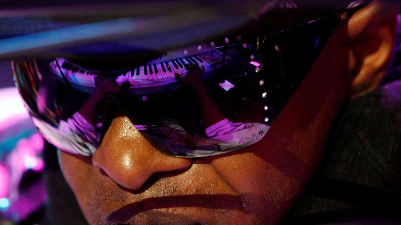 FILE PHOTO: Funk music pioneer Sly Stone performs during a concert at the 41st Montreux Jazz Festival