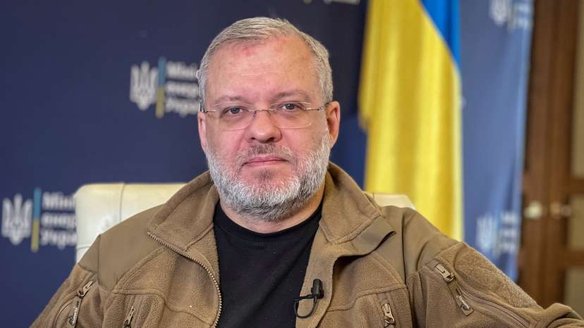 Ukraine's Energy Minister Galushchenko speaks with Reuters in Kyiv