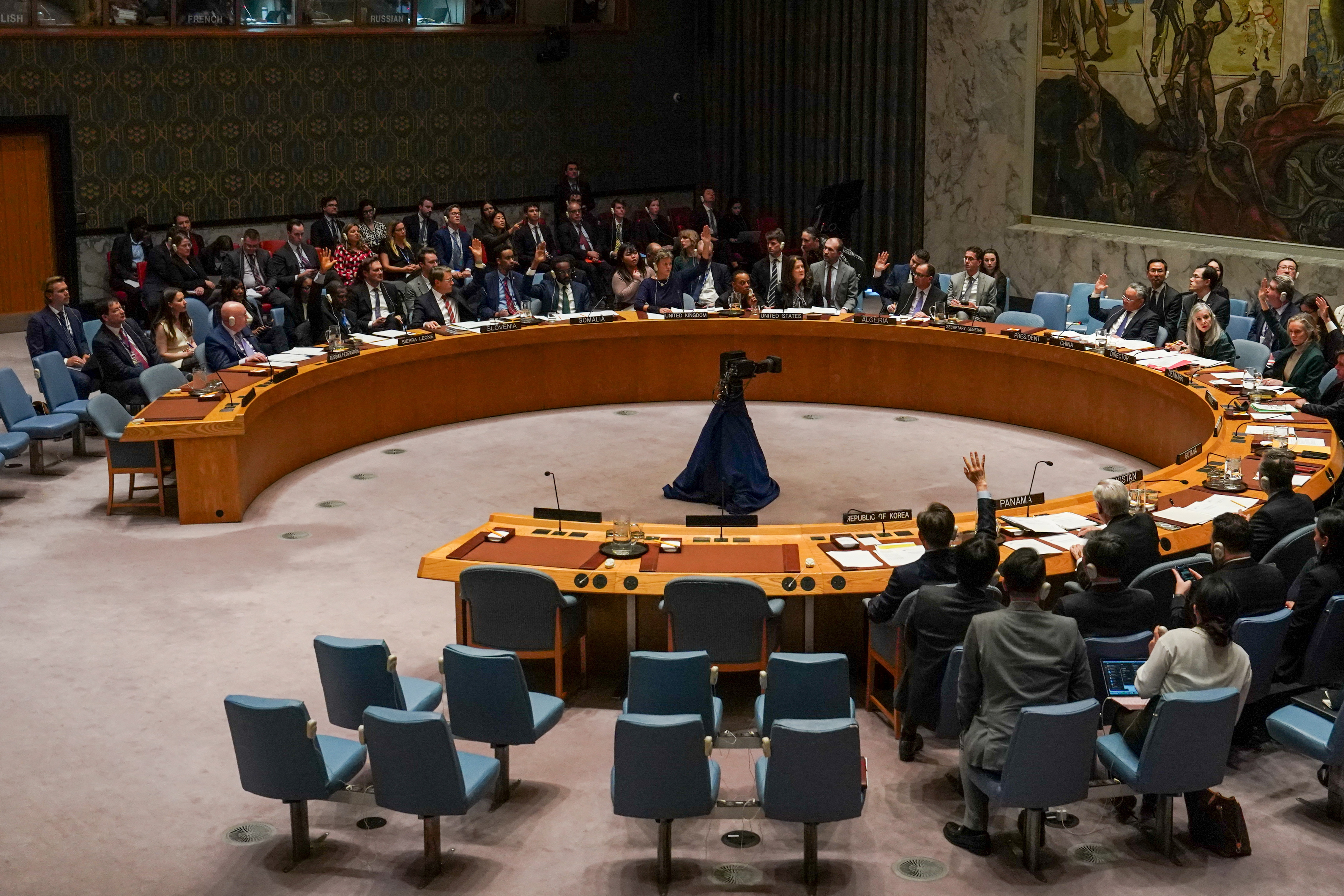 United Nations on the 3rd anniversary of Russia's invasion of Ukraine