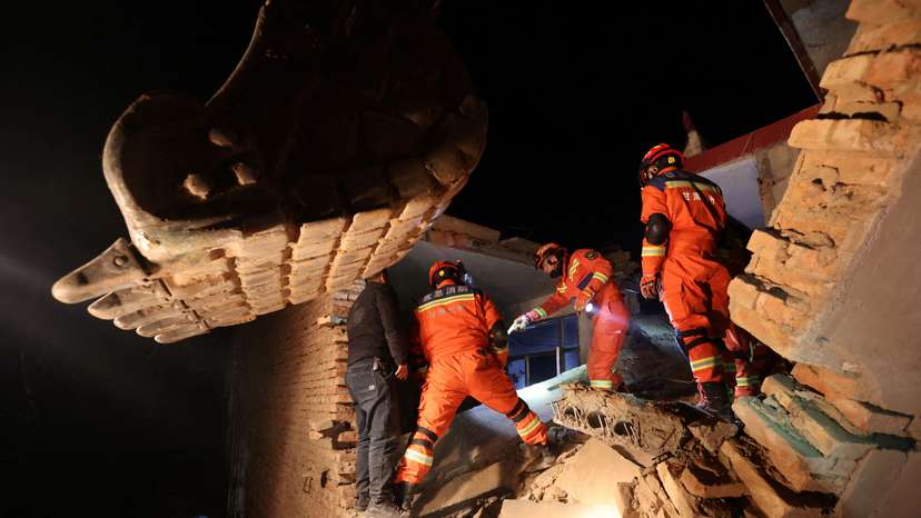 Earthquake in Jishishan county, Gansu province