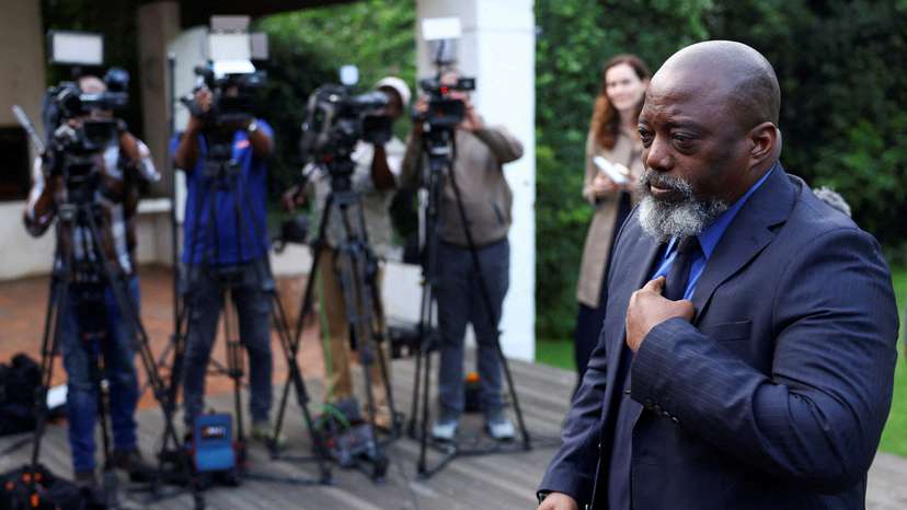 FILE PHOTO: DRC's Kabila meets South Africa's Mbeki in Johannesburg