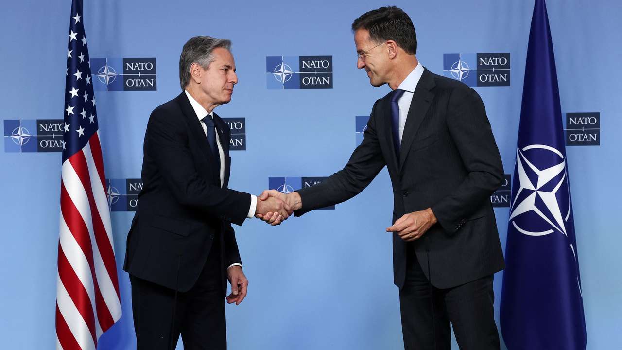U.S. Secretary of State Antony Blinken meets with NATO Secretary General Mark Rutte in Brussels