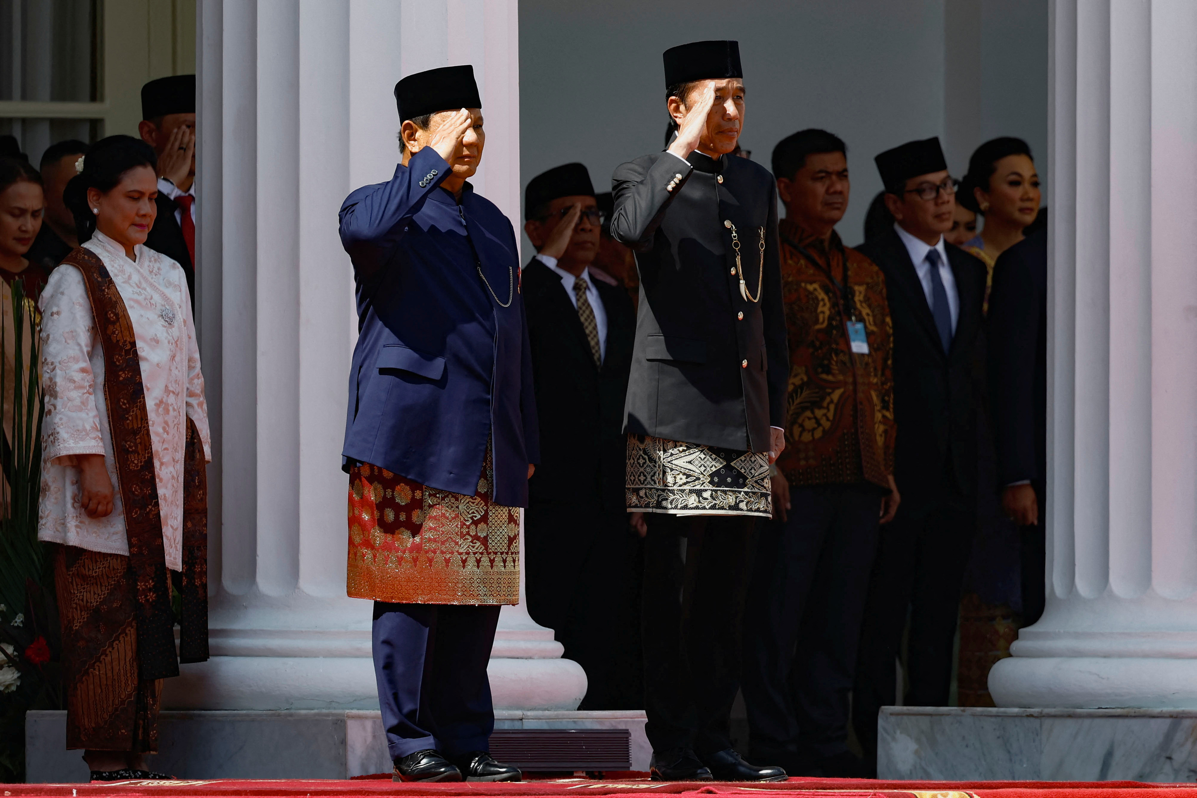 Handover ceremony of Indonesia's new President, in Jakarta