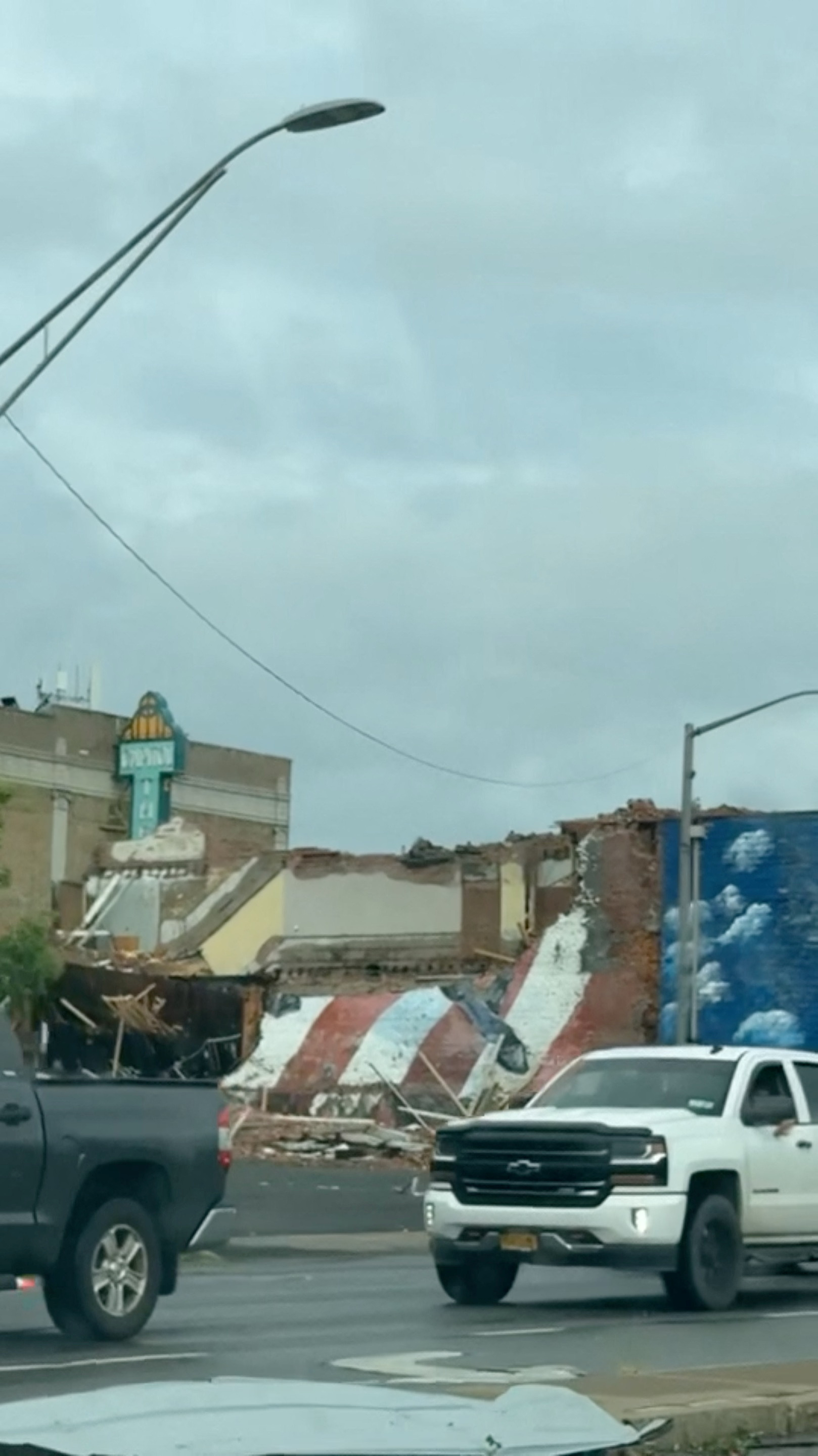 Aftermath of a storm in Rome
