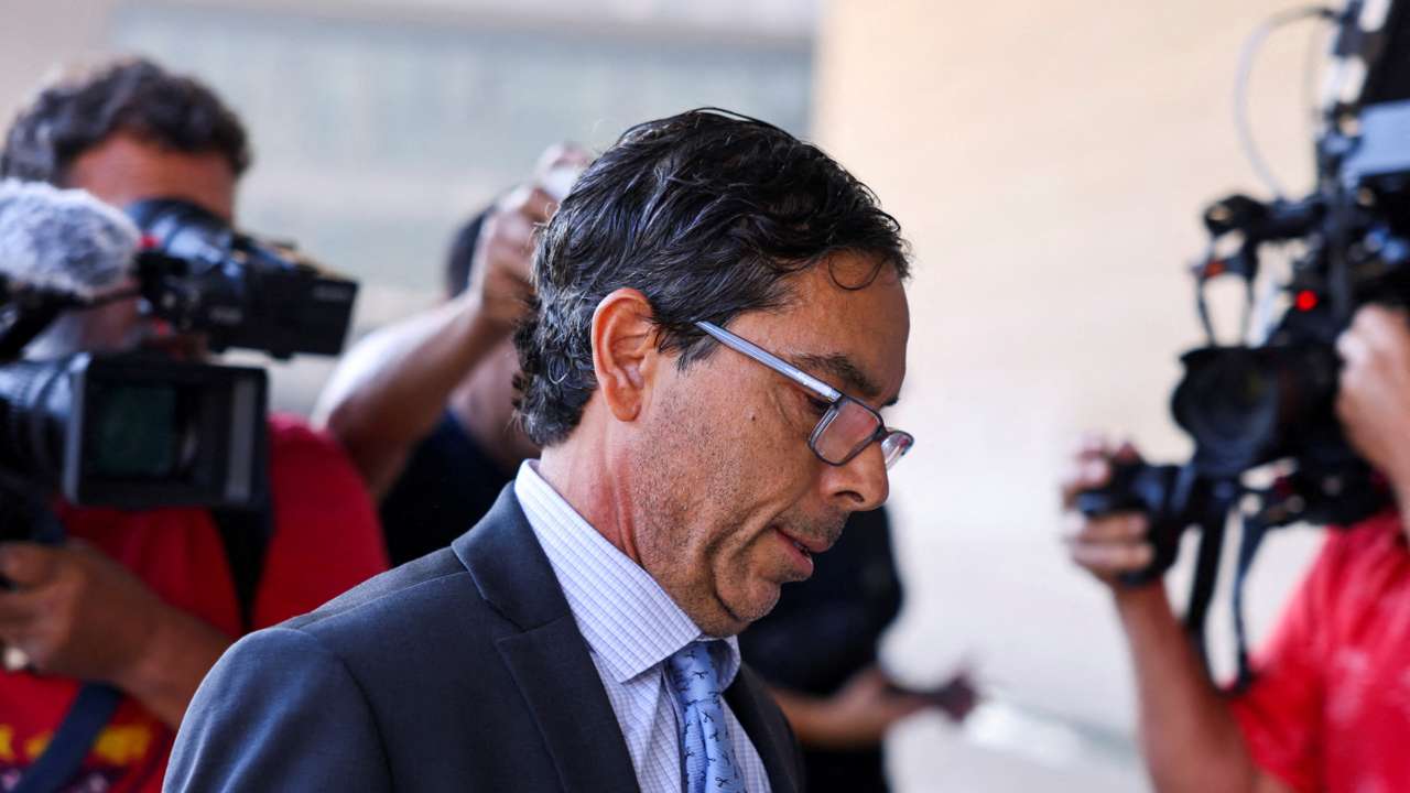 FILE PHOTO: Mark Chavez, a doctor accused of supplying ketamine to 'Friends' actor Matthew Perry before his death, arrives in federal court, in Los Angeles