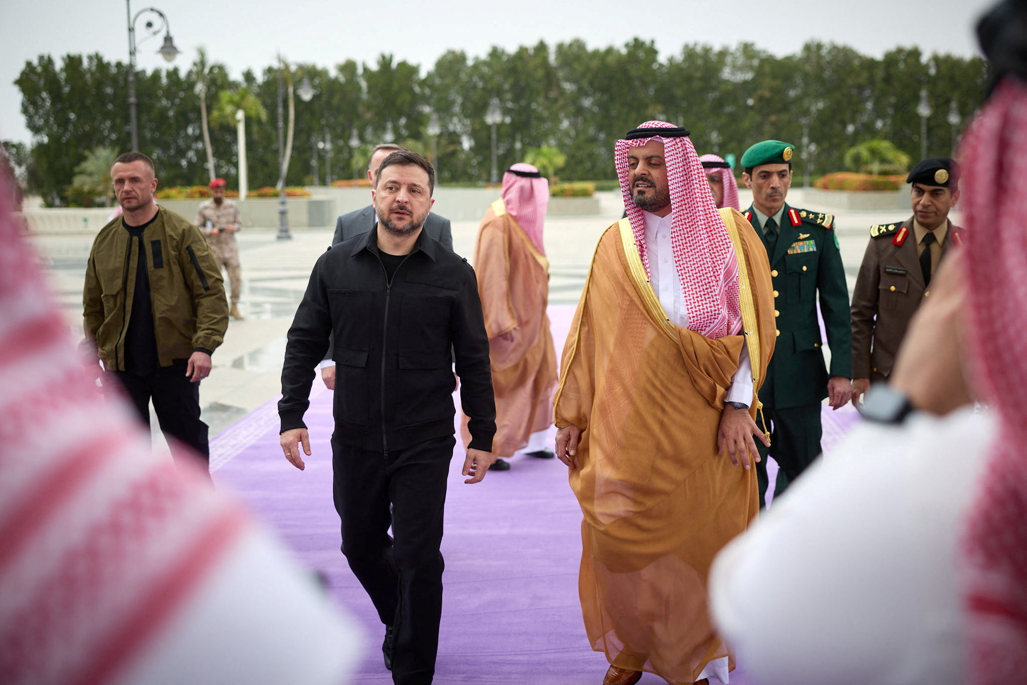Ukraine's President Zelenskiy visits Jeddah