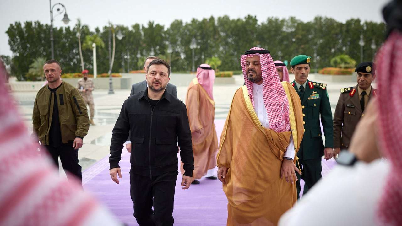 Ukraine's President Zelenskiy visits Jeddah
