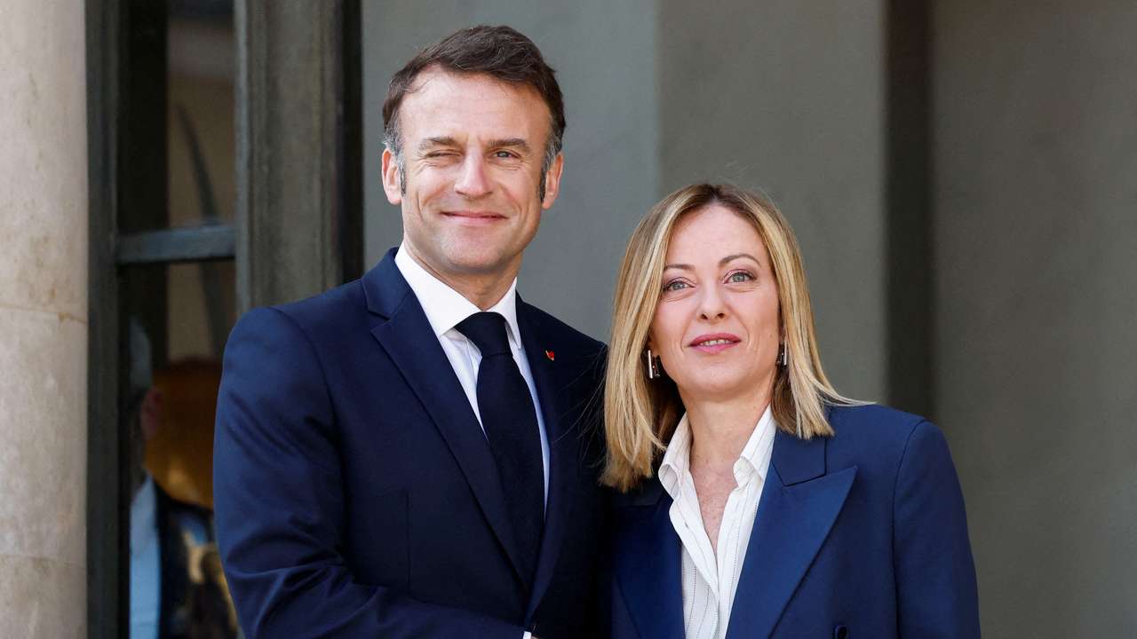 Meeting with European leaders and Ukraine's President Volodymyr Zelenskiy on peace and security for Ukraine at the Elysee Palace in Paris