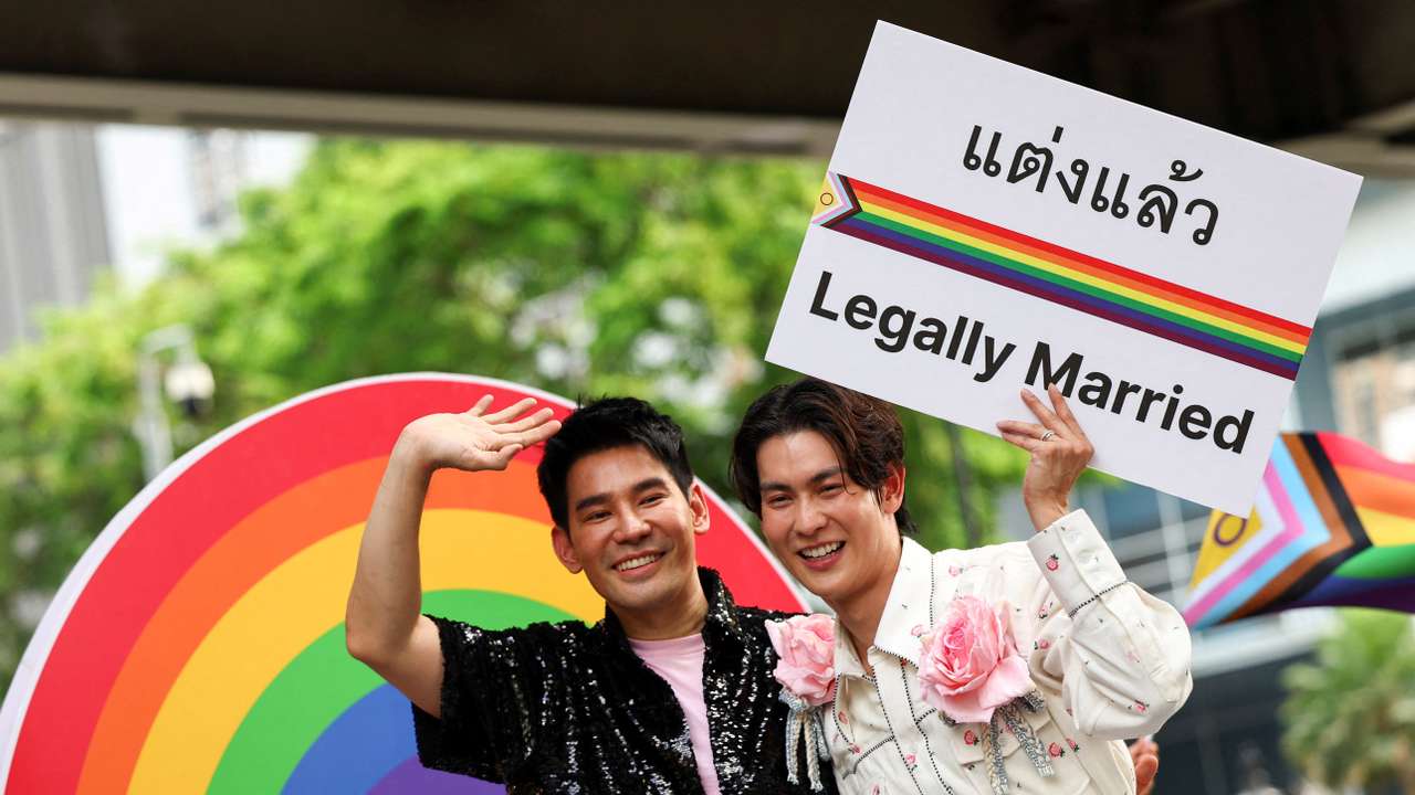 Annual LGBTQ+ Pride parade in Bangkok