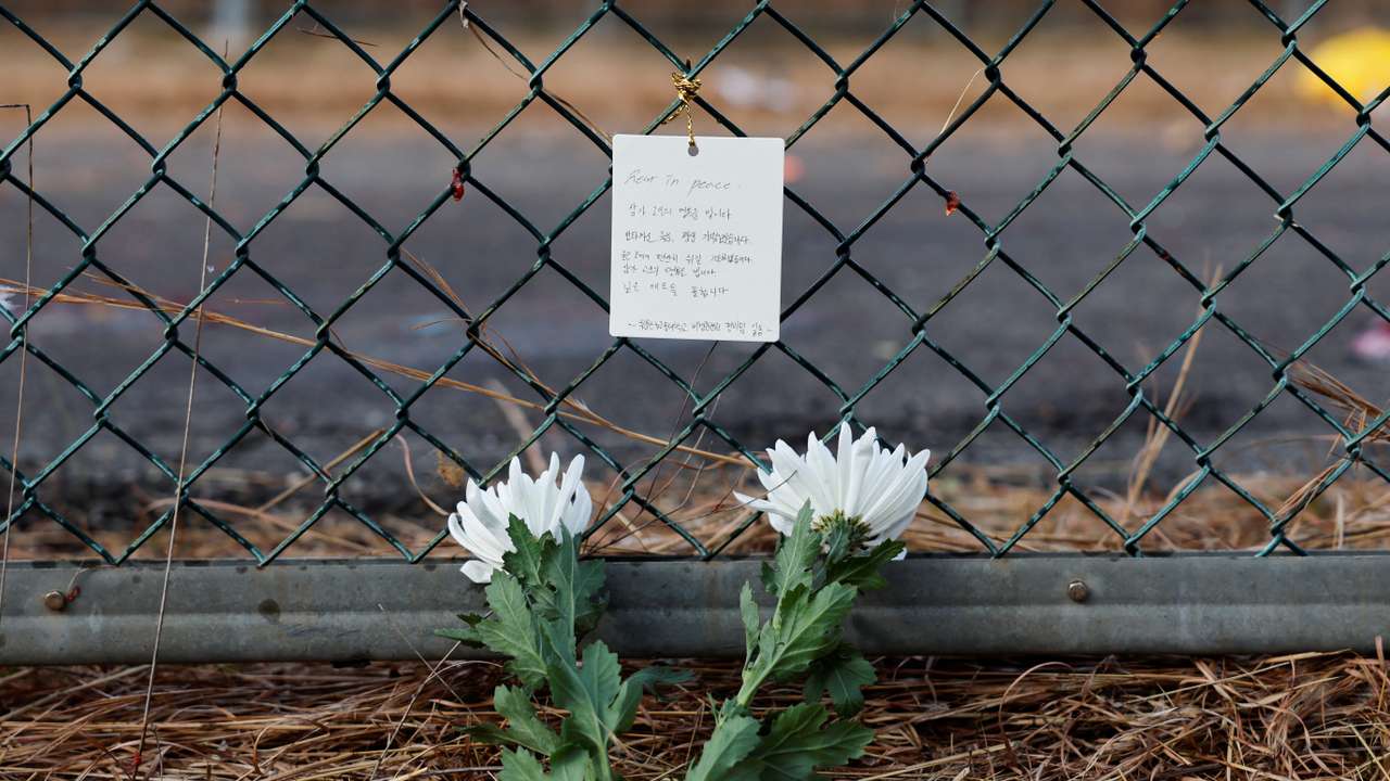 Aftermath of Jeju Air crash at South Korea's Muan airport