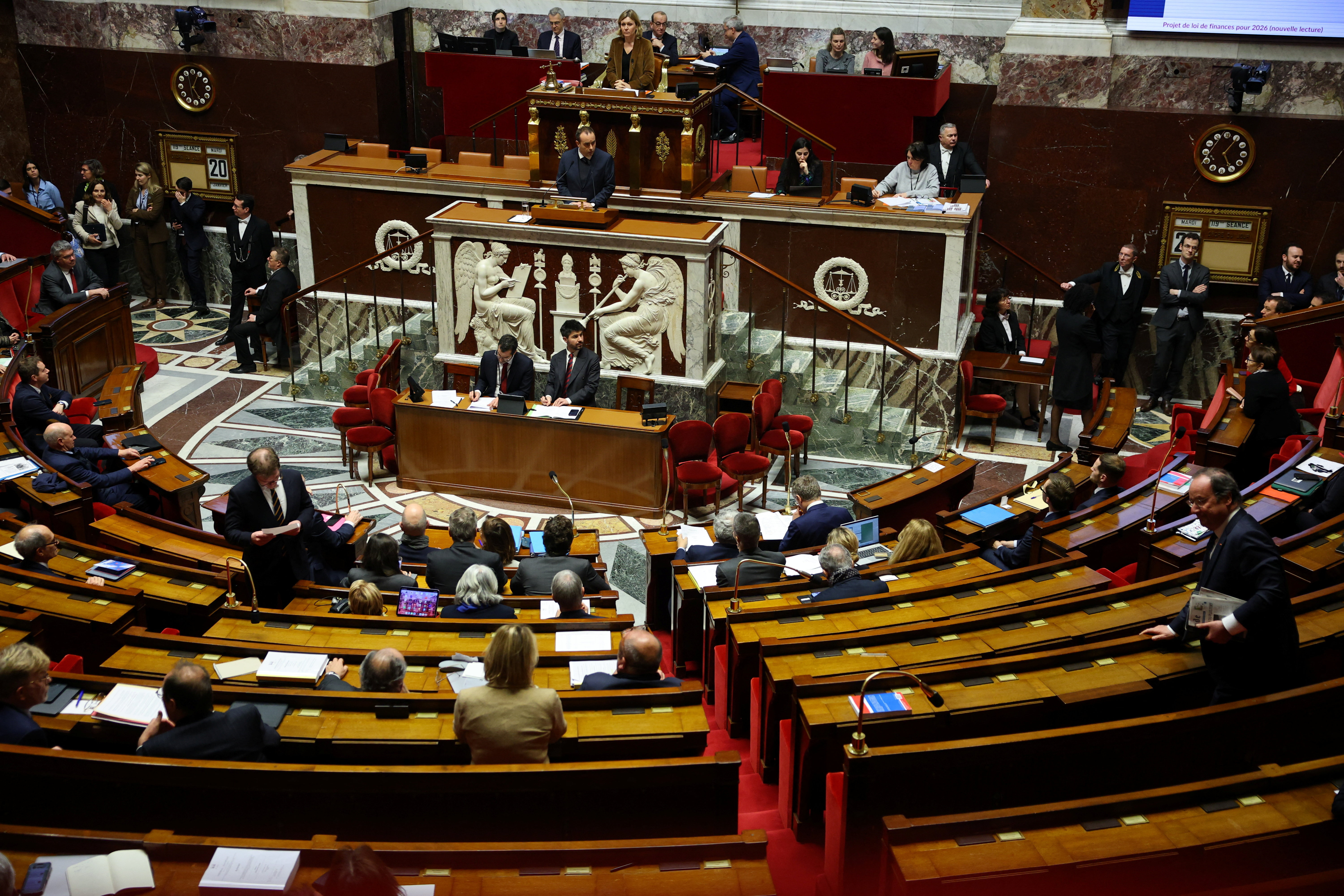 Debates restart for the new reading of the draft 2026 budget bill at the National Assembly in Paris
