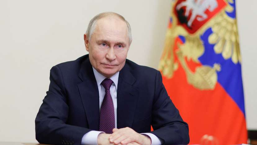 Russian President Putin meets Bryansk region's Governor Bogomaz outside Moscow