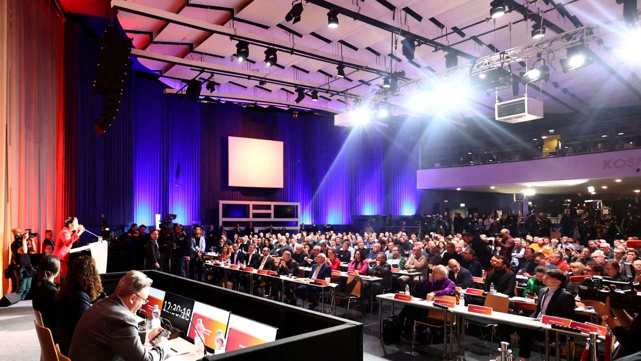 Founding convention of new BSW party in Berlin