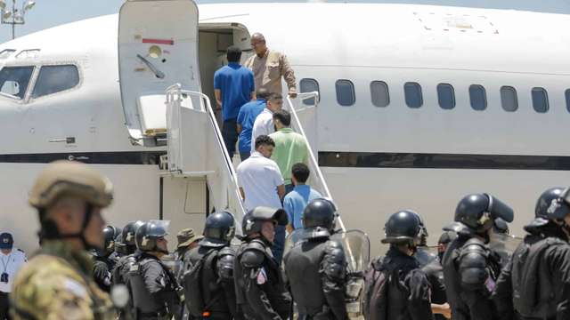 El Salvador sends detained Venezuelans home in swap for Americans