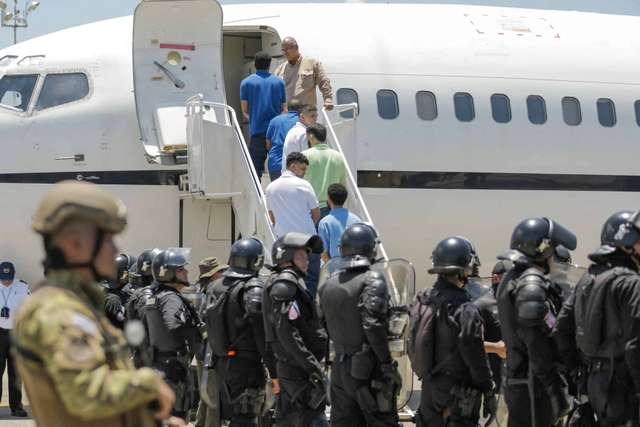 El Salvador sends detained Venezuelans home in swap for Americans