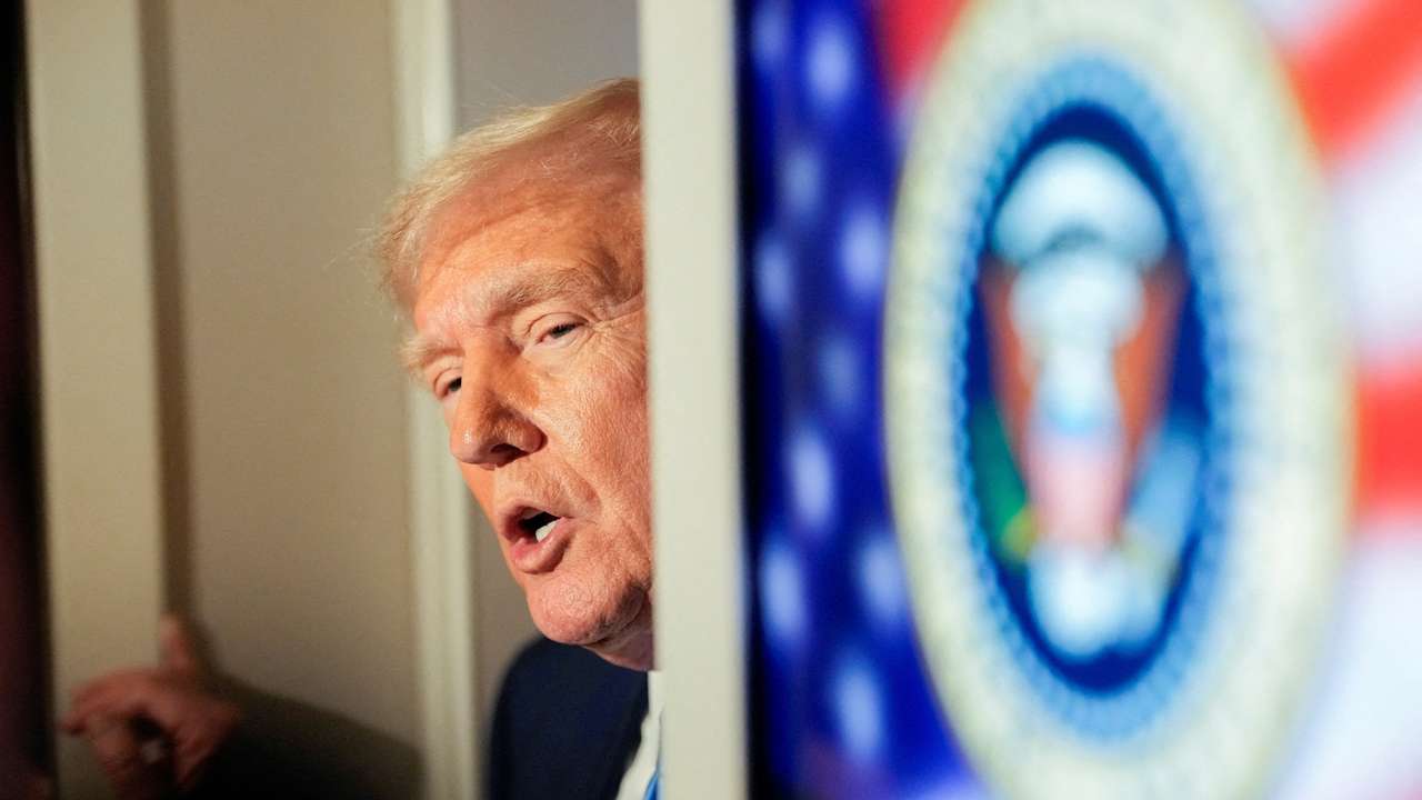 U.S. President Donald Trump returns to Washington