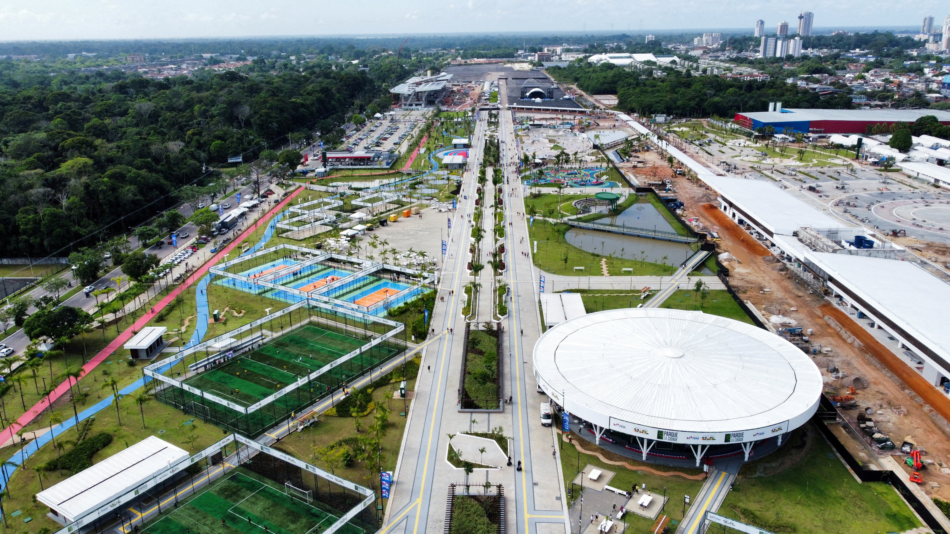 FILE PHOTO: Belem inaugurates the "Parque da Cidade" one of the principal venues to host COP30 in November