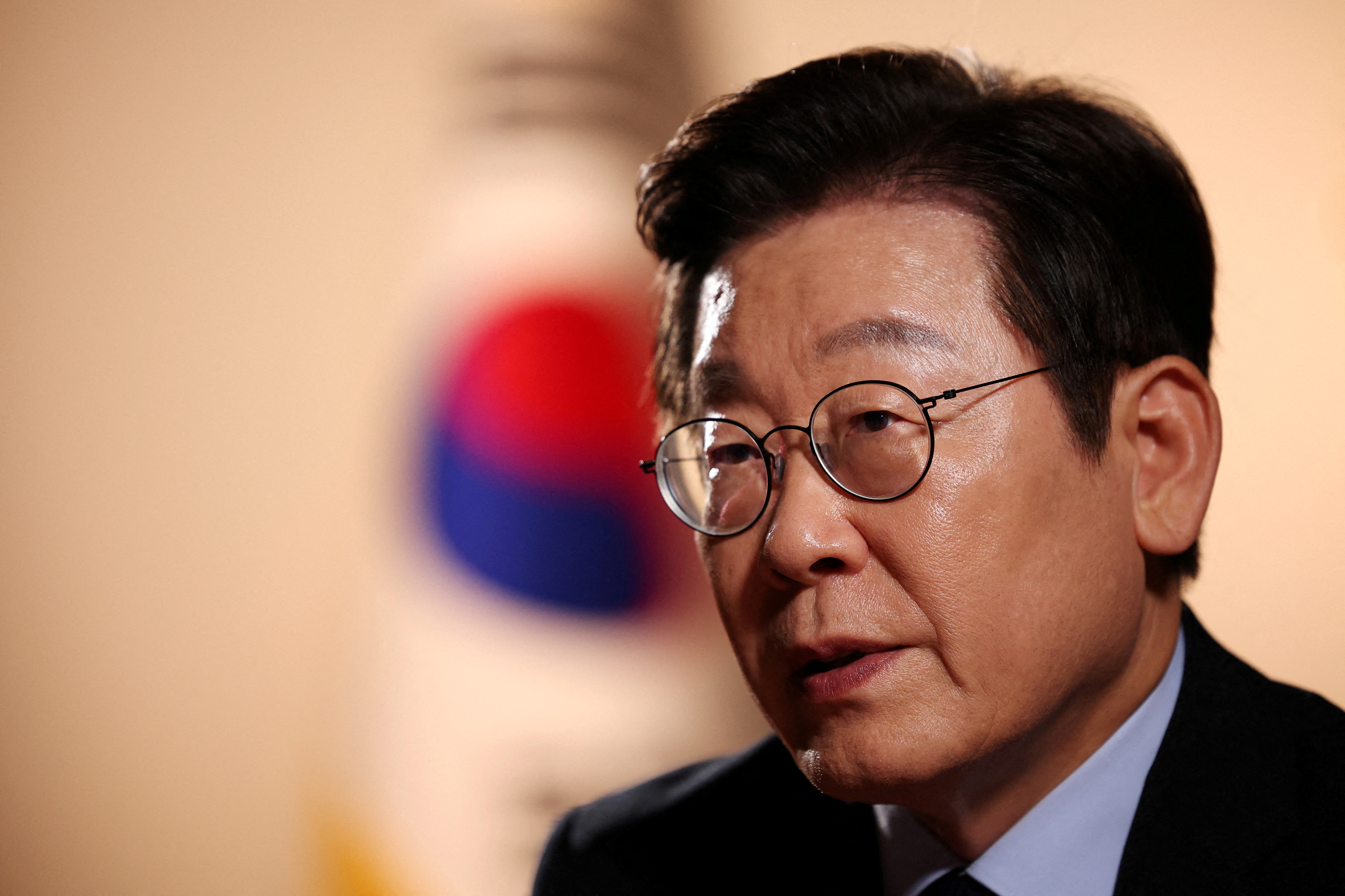 FILE PHOTO: Reuters interviews South Korean President Lee Jae Myung