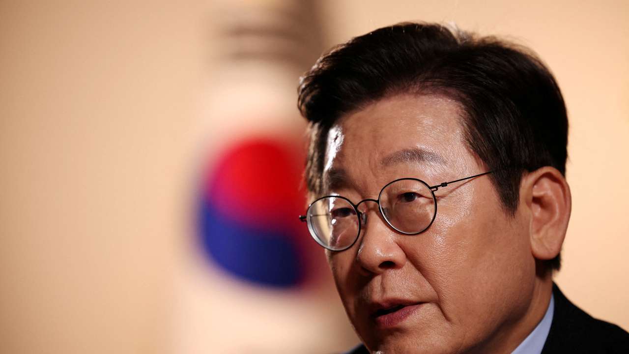 FILE PHOTO: Reuters interviews South Korean President Lee Jae Myung