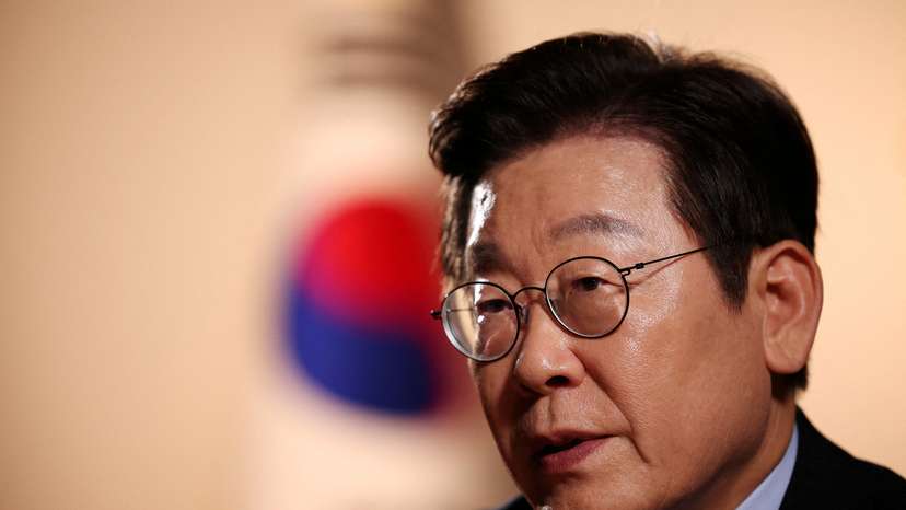 FILE PHOTO: Reuters interviews South Korean President Lee Jae Myung