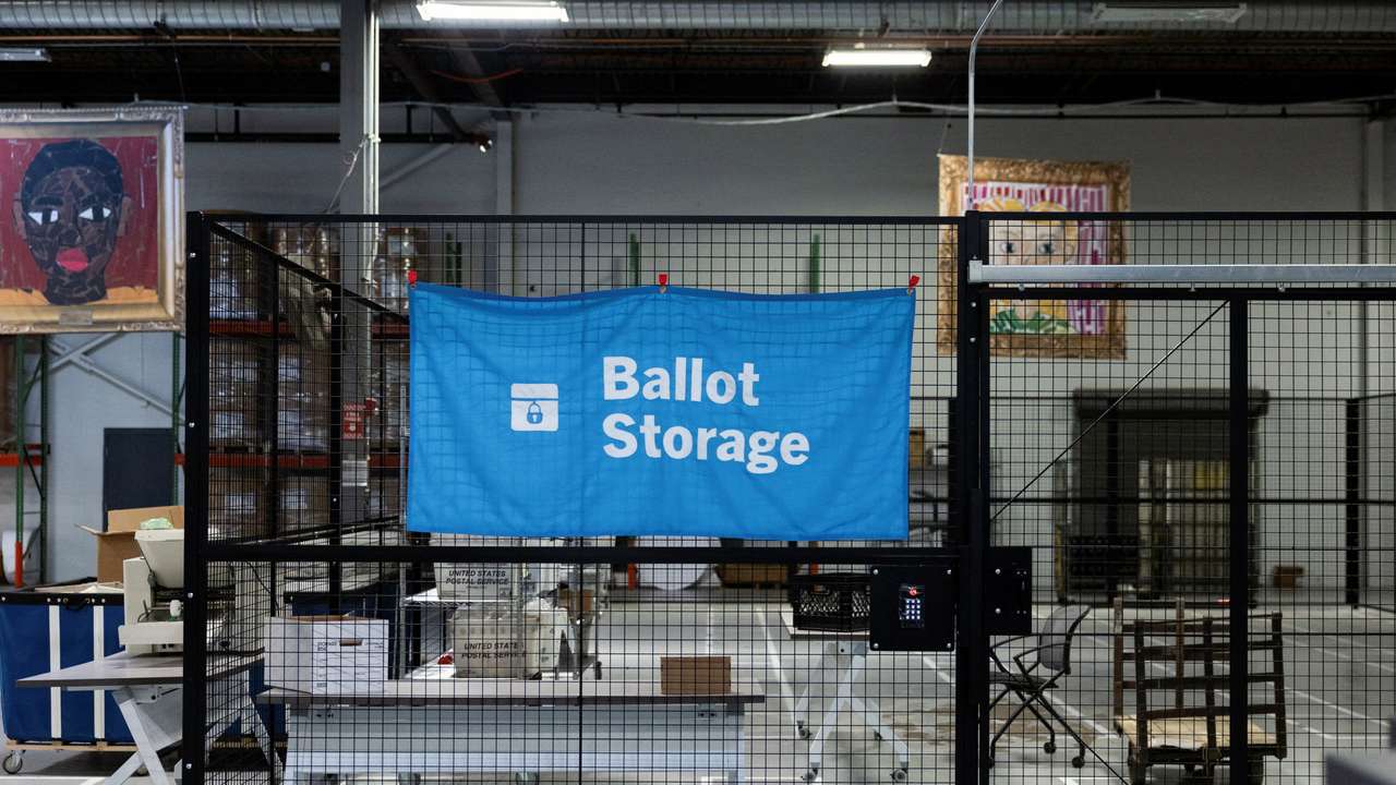 Philadelphia City Commissioners host a walkthrough of the ballot counting center