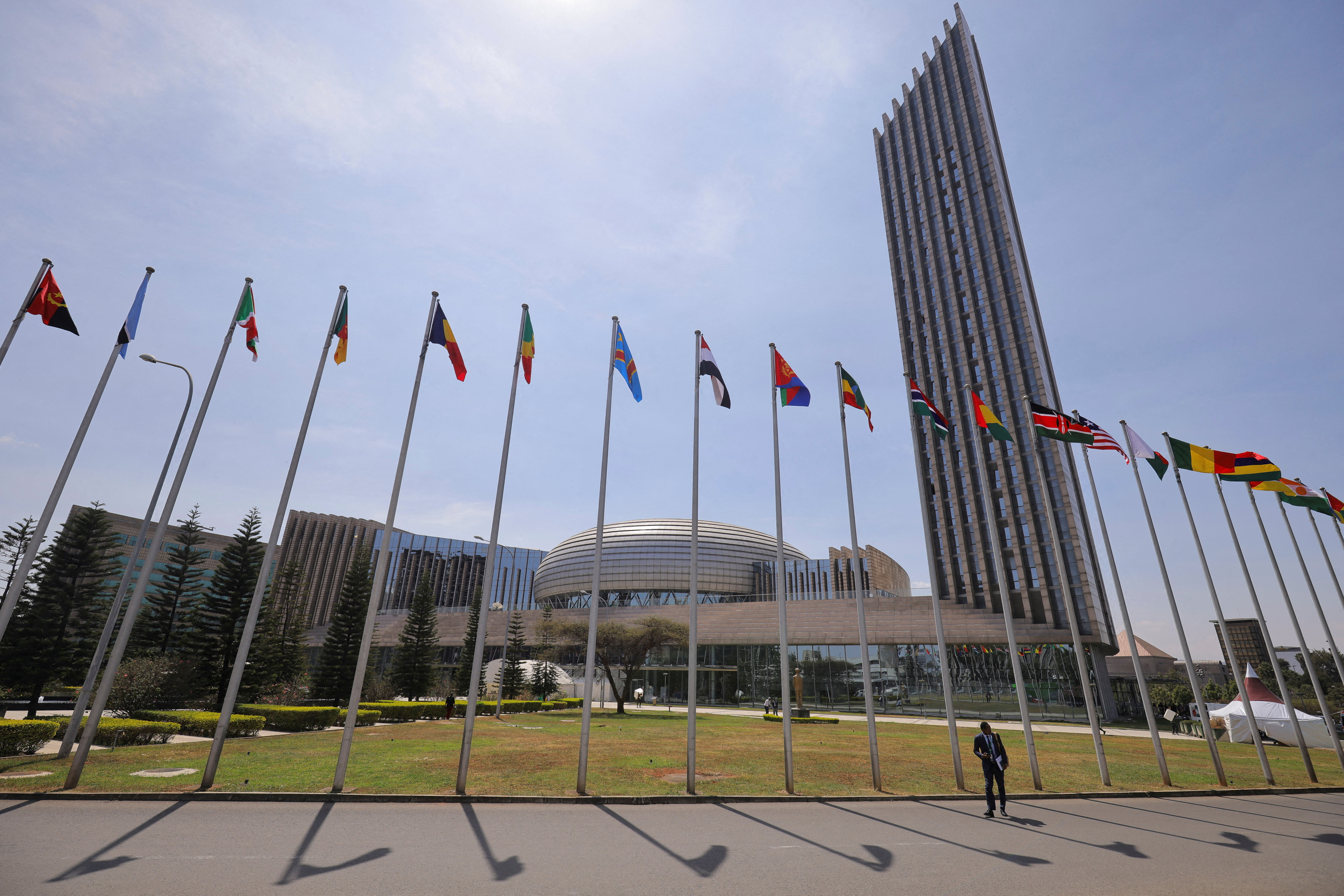 FILE PHOTO: African Union member states Heads of State gather at the headquarters for the Annual Summit in Addis Ababa