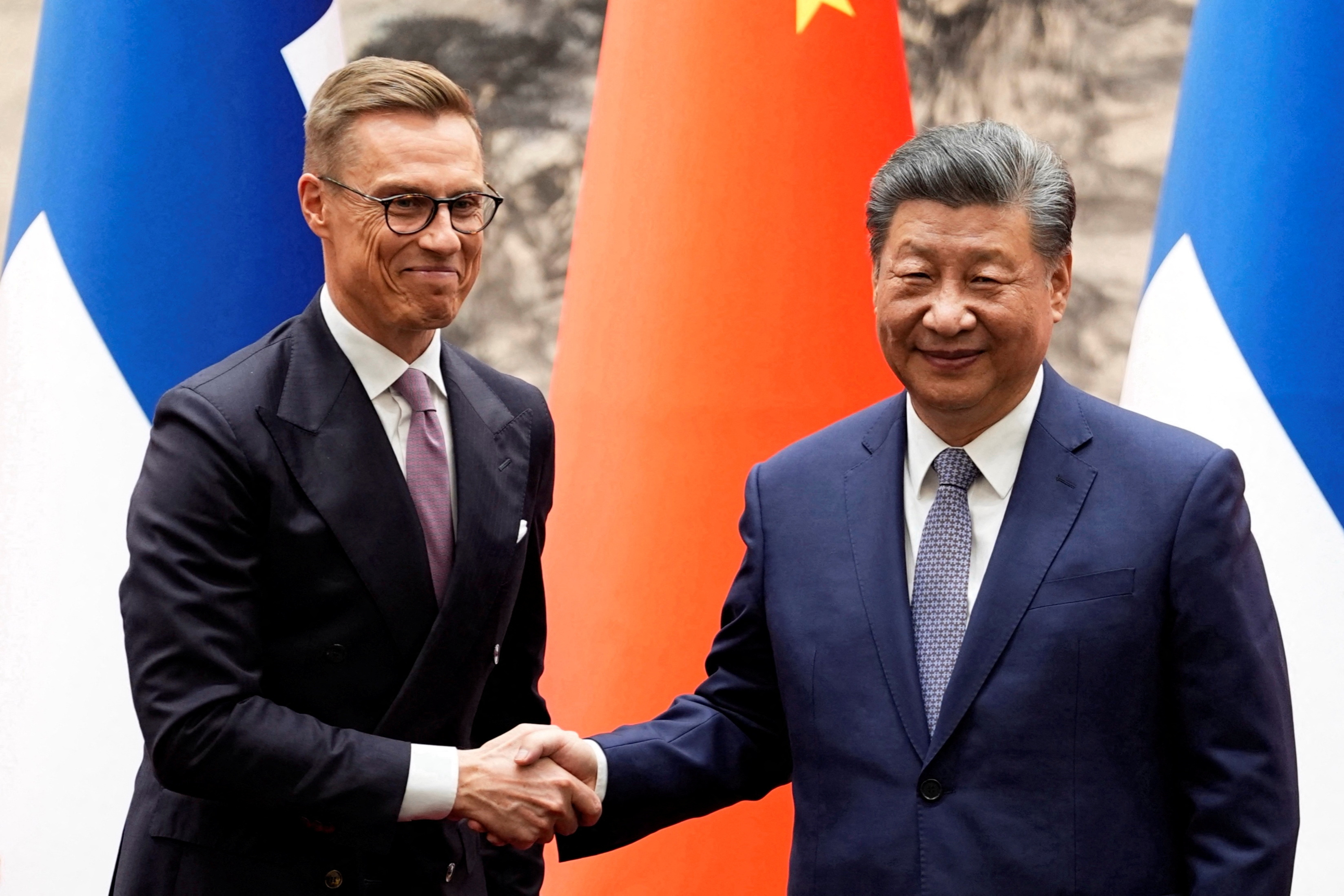 Finnish President Alexander Stubb visits China
