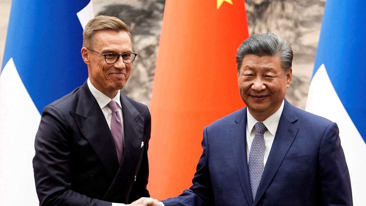 Finnish President Alexander Stubb visits China