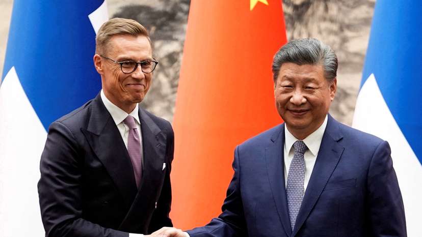 Finnish President Alexander Stubb visits China