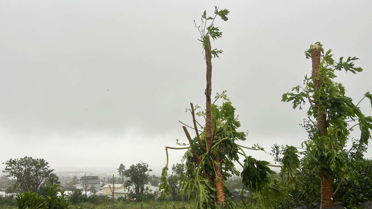 Cyclone Garance hits French island La Reunion