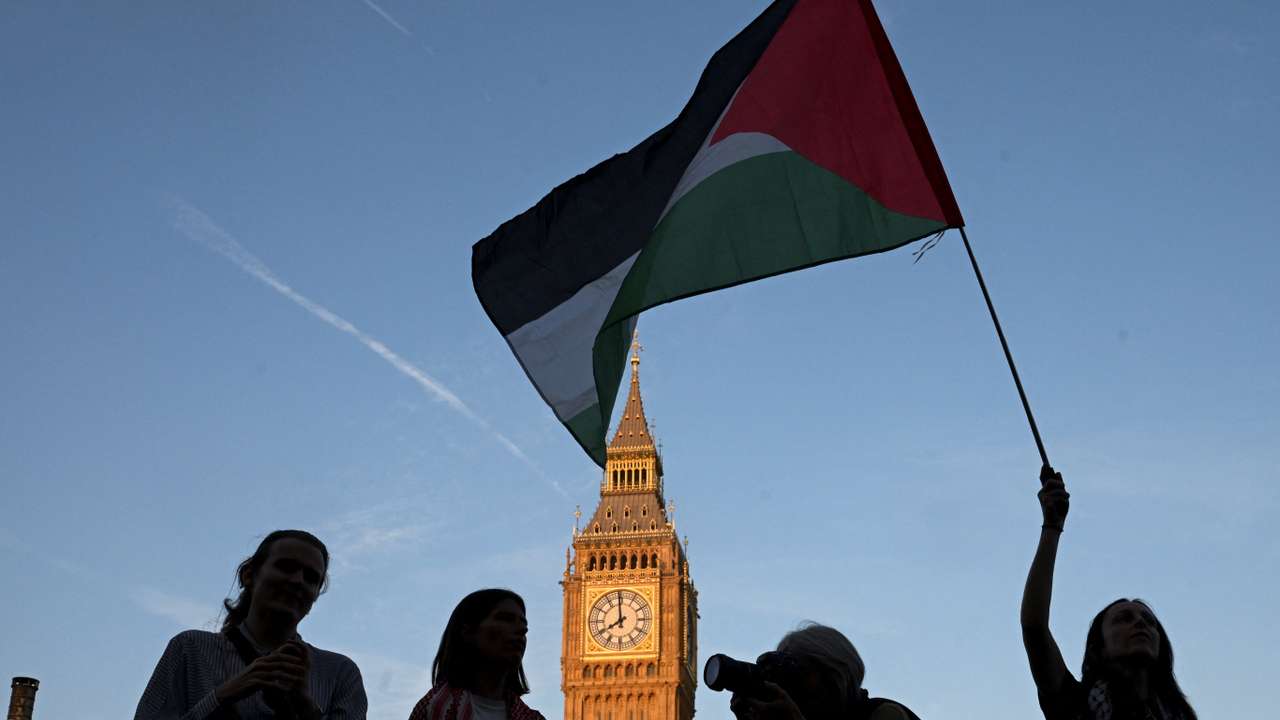 Rally challenging the British government's proscription of "Palestine Action", in London