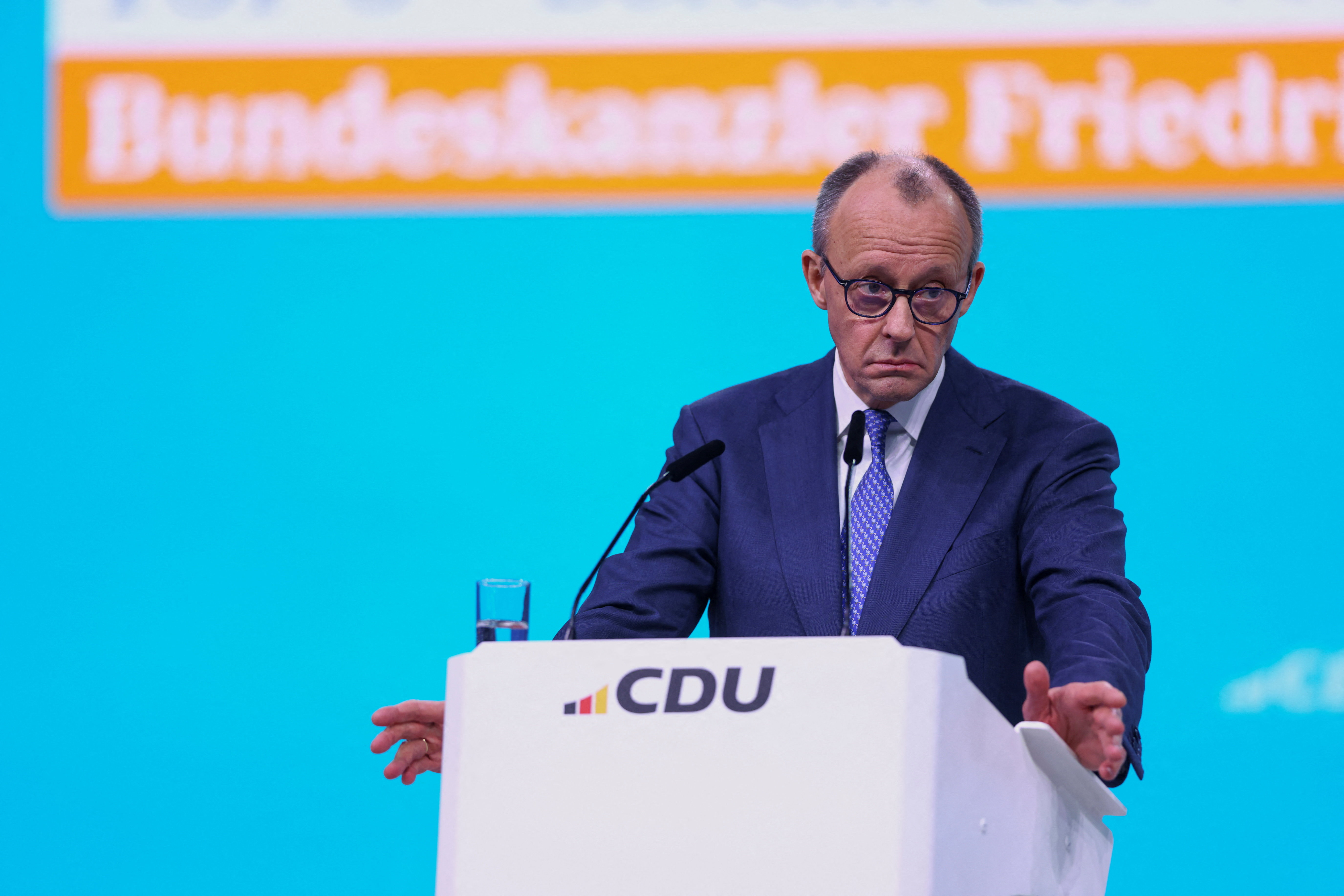 Christian Democratic Union (CDU) party congress in Stuttgart