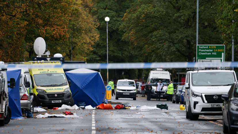 Aftermath of the Manchester synagogue attack