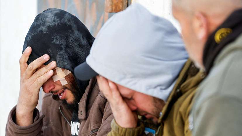 Funeral of Ameer Shanaran, a Palestinian killed in an attack by Israeli settlers in the Israeli‑occupied West Bank