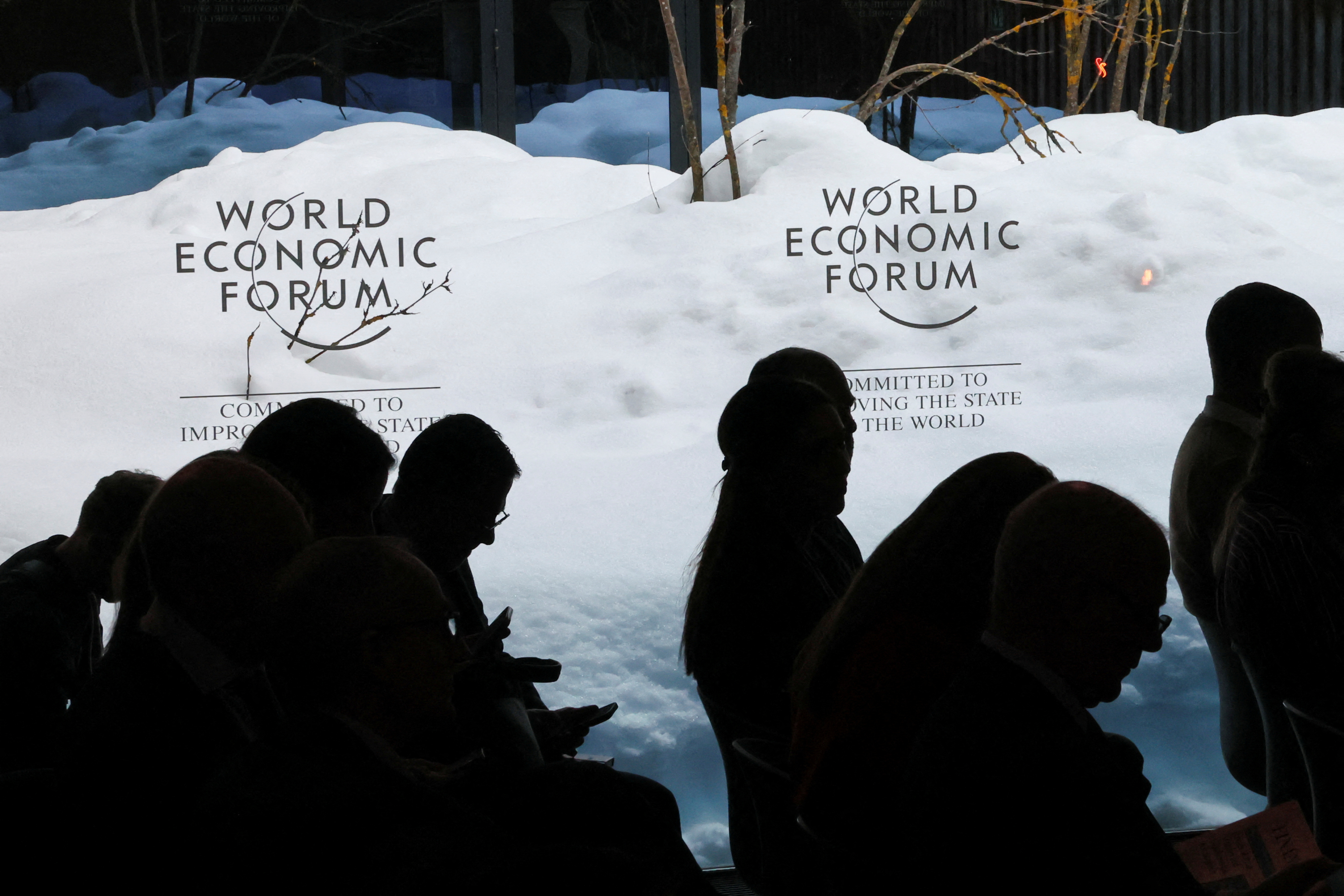 FILE PHOTO: 54th WEF annual meeting in Davos