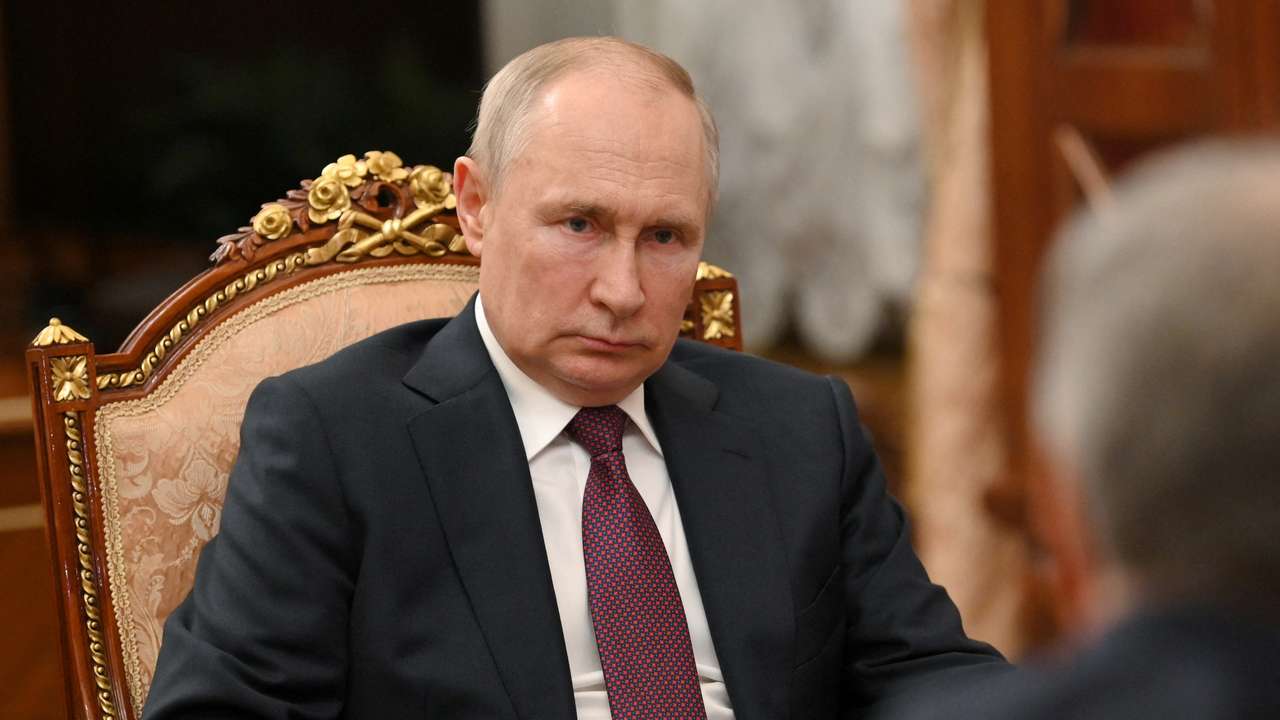 Russian President Vladimir Putin meets with State Duma Chairman Vyacheslav Volodin in Moscow