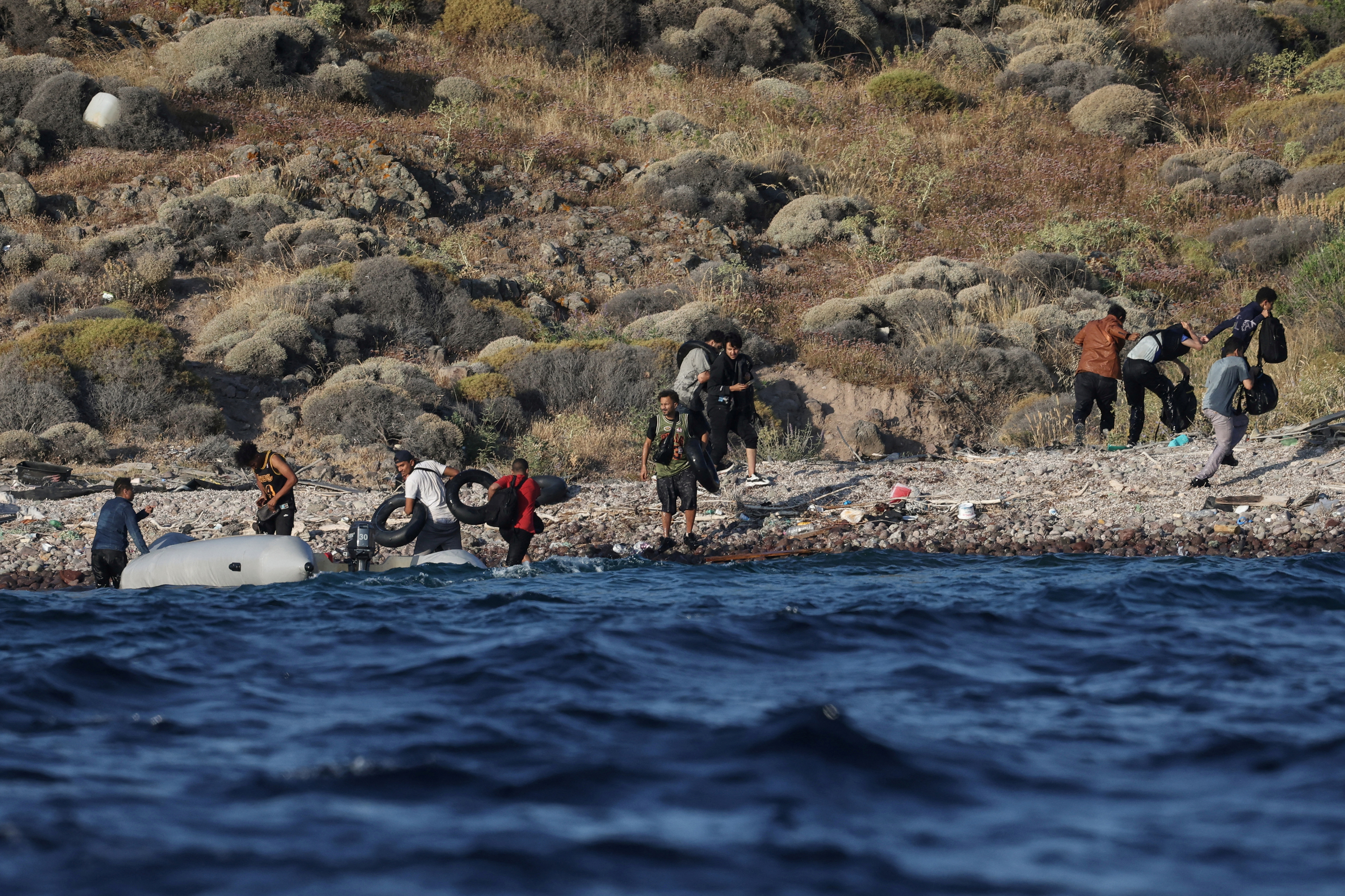 Migrants still come, but 2015 migrant hub Lesbos is 'moving on'